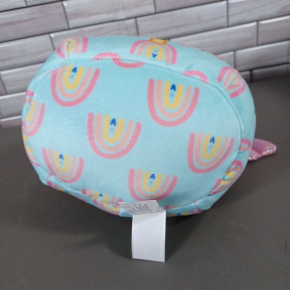 •Squishmallow Jaime Rainbow Tie Dye Pegasus Unicorn in Pajamas 8” Plush Toy - Picture 6 of 12